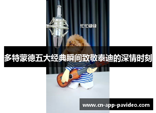 多特蒙德五大经典瞬间致敬泰迪的深情时刻