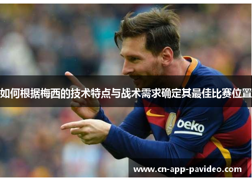 如何根据梅西的技术特点与战术需求确定其最佳比赛位置